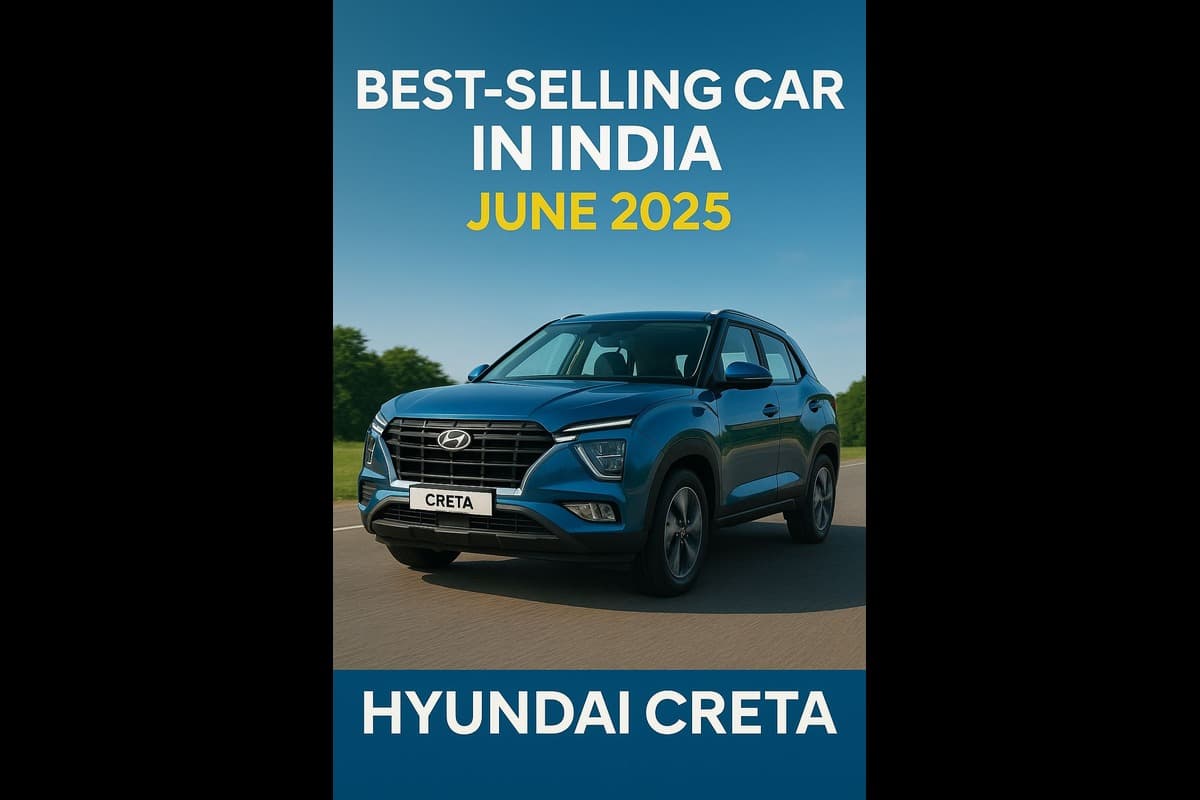 Hyundai Creta बनी जून 2025 की सबसे ज्यादा बिकने वाली SUV